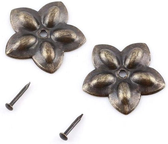 Decorative Tack Studs in Bronzo Vintage 100 pezzi per Mobili, Banci, Scarpe, Porte