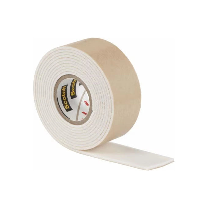 3M Scotch Fix Mirror, nastro biadesivo in schiuma, montaggio specchi, 19 mm x 1,5 m, uso interno, resistente all'umidita'