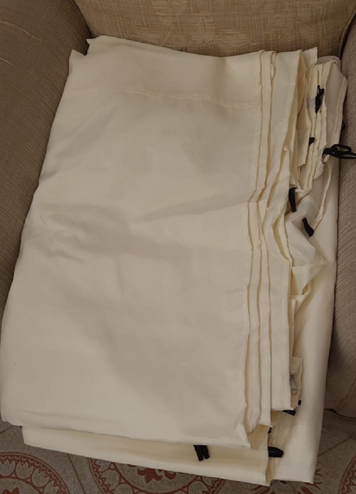 RICAMBIO SET 4 TELI LATERALI PER GAZEBO ADVENTURE/RIYAD MT.3X4