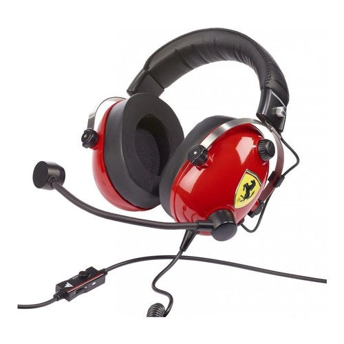 Cuffie gaming thrustmaster 4060197 ferrari t racing dts red e black