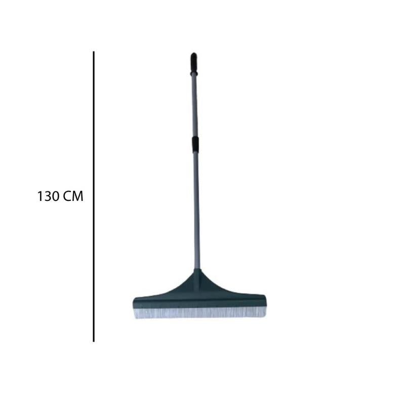 SCOPA PER PRATO SINTETICO 130 CM CON MANICO TELESCOPICO SETOLE IN NYLONA INPUGNATURA ERGONOMICA OKP