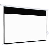 TELO PROIETTORE 100 POLLICI CON TELECOMANDO IN PVC E METALLO 247X7.5X168 CM BIANCO