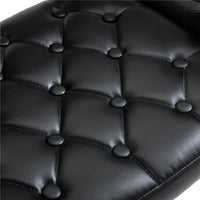 SGABELLO DA BAR ALTO CON SCHIENALE E BRACCIOLI GIREVOLE CON ALTEZZA REGOLABILE E POGGIAPIEDI FINTA PELLE NERA