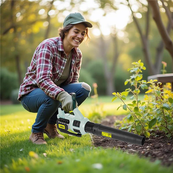 SOFFIATORE A BATTERIA TURBO ASSIALE KOMBO PRO 20V SMONTABILE IN 2 PARTI PER AGEVOLARE IL RIMESSAGGIO OKP