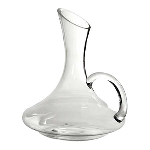 DECANTER AMPIO CON MANICO IN VETRO TRASPARENTE ELEGANTE 1.5 LITRI