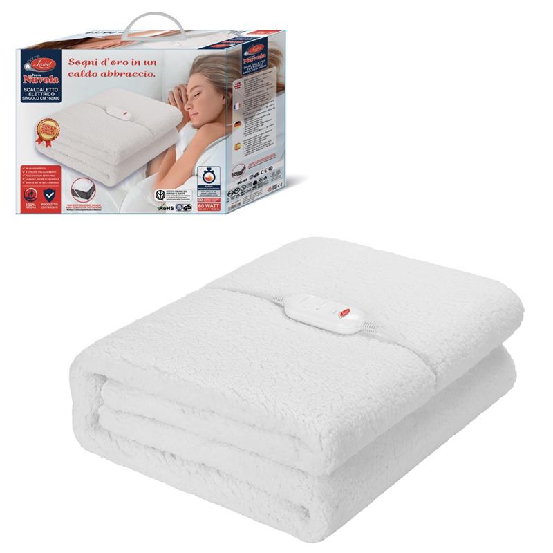 MAURY'S SCALDALETTO ELETTRICO NUVOLA PER LETTO SINGOLO SOGNI D'ORO IN UN CALDO ABBRACCIO
