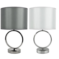 MAURY'S UNA LAMPADA DA TAVOLO DESIGN MODERNO CON BASE DI APPOGGIO TONDA IN COLORAZIONE ASSORTITA 45 CM