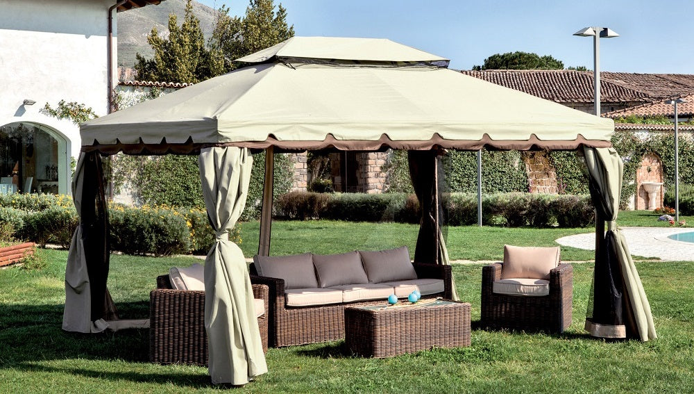 RICAMBIO SET 4 TELI LATERALI PER GAZEBO ADVENTURE/RIYAD MT.3X4