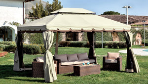 RICAMBIO SET 4 TELI LATERALI PER GAZEBO ADVENTURE/RIYAD MT.3X4