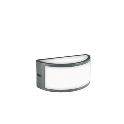 Applique Da Esterno Contemporanea Bia Alluminio Grigio 1 Luce E27