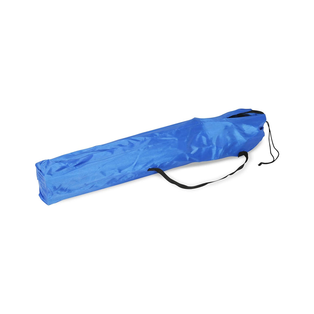 2pz Sedia Campeggio Portatile Pieghevole Telo Oxford Sacca con Maniglia H90cm Blu