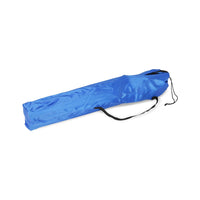 2pz Sedia Campeggio Portatile Pieghevole Telo Oxford Sacca con Maniglia H90cm Blu