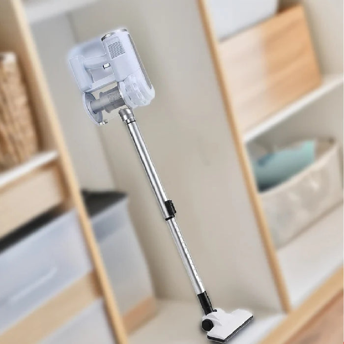 Aspirapolvere 2in1 600W Filtro Hepa Lavabile Scopa Elettrica Compatta Accessori Tortora