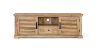Mobile TV a 2 ante e 1 cassetto in massello di mango