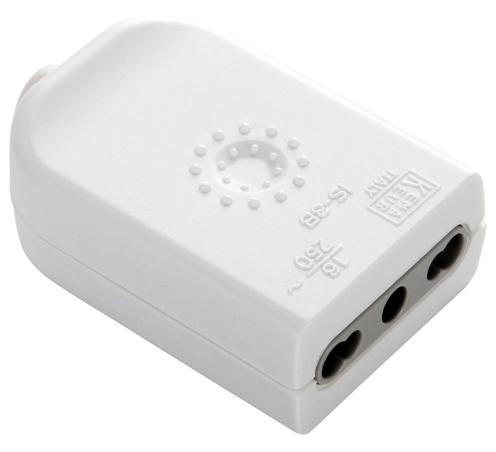 presa bipasso 2 poli + terra fig.1 bianca cod:ferx.17320