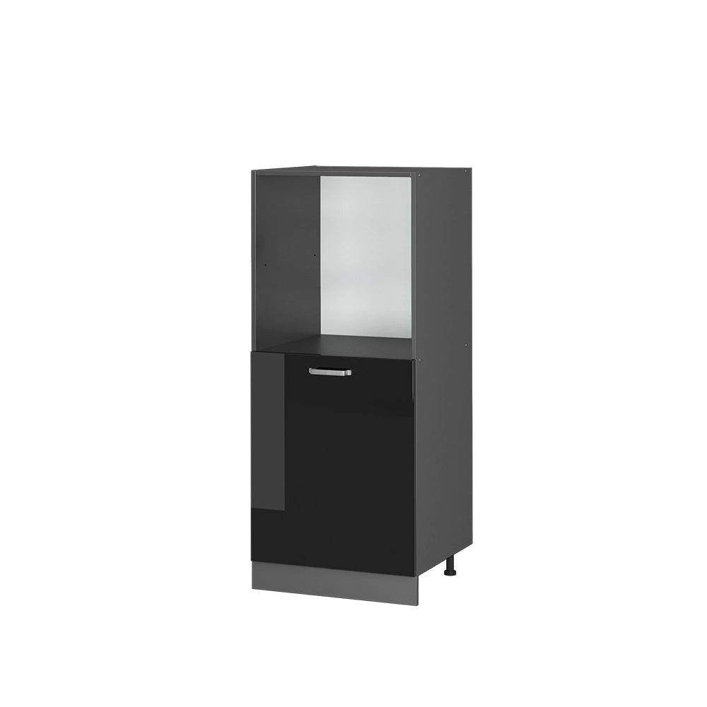 Vicco Mobile per forno da incasso Nero lucido 60 cm