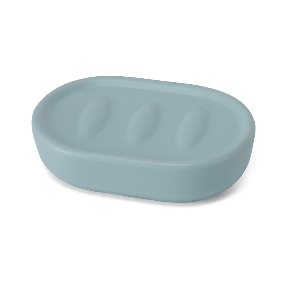 Porta sapone bagno turchese in ceramica antibatterica Sidney