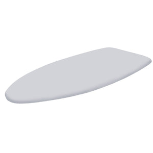 Copriasse Ricambio Asse da Stiro Rugby 125x46 cm Cotone Spugna Feltro Grigio