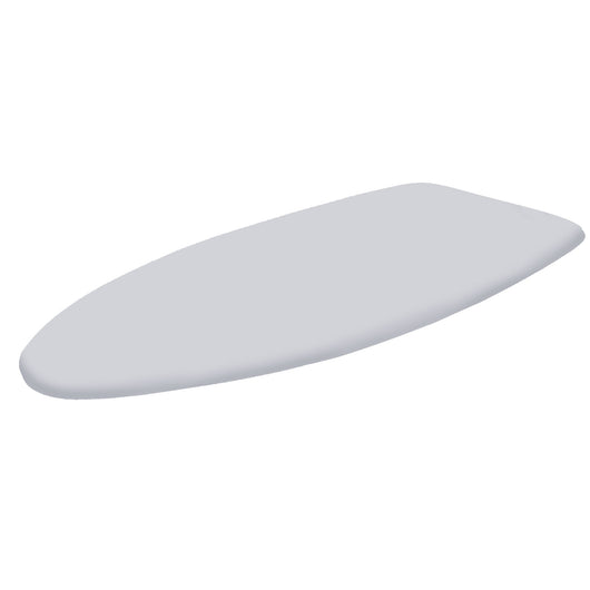 Copriasse Ricambio Asse da Stiro Rugby 125x46 cm Cotone Spugna Feltro Grigio