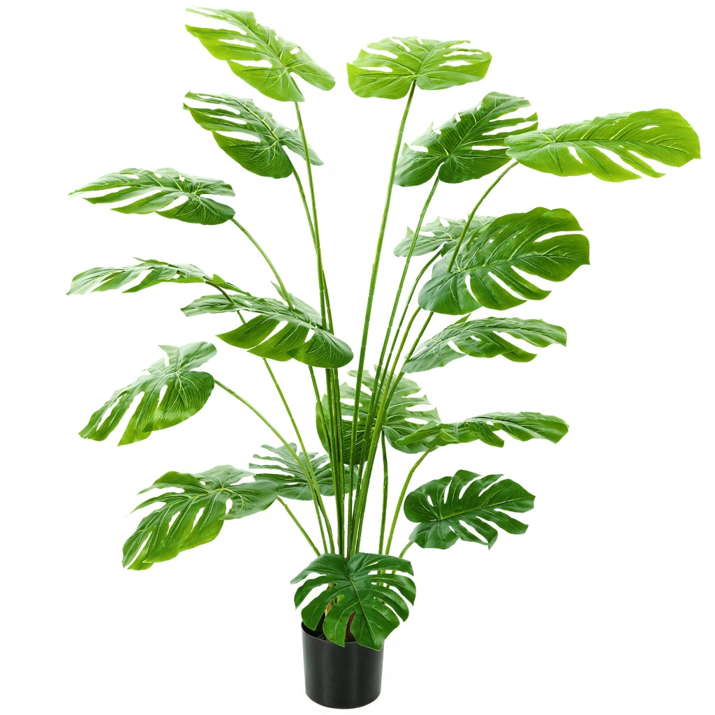 Pianta artificiale Monstera Deliciosa con vaso ¨C Minimal ¨C verde, altezza 150 cm