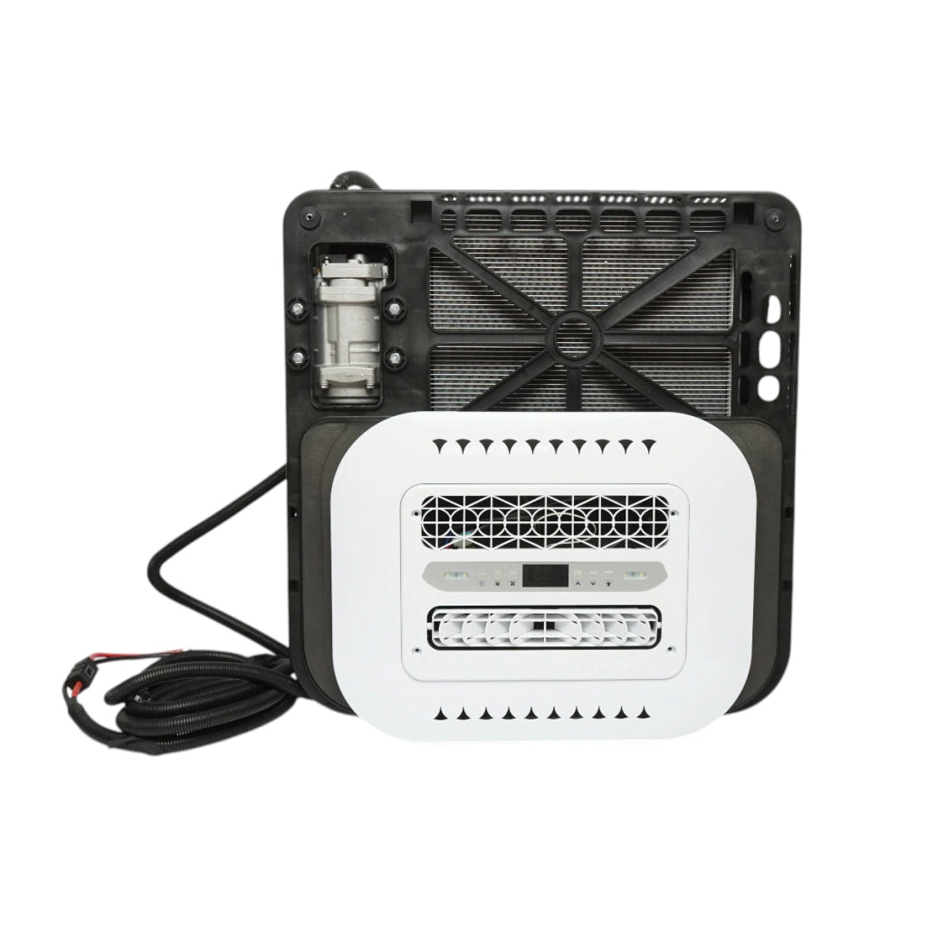 Climatizzatore fisso per veicoli e macchinari industriali AC universale 12V, 2200W, 7600 BTU con telecomando