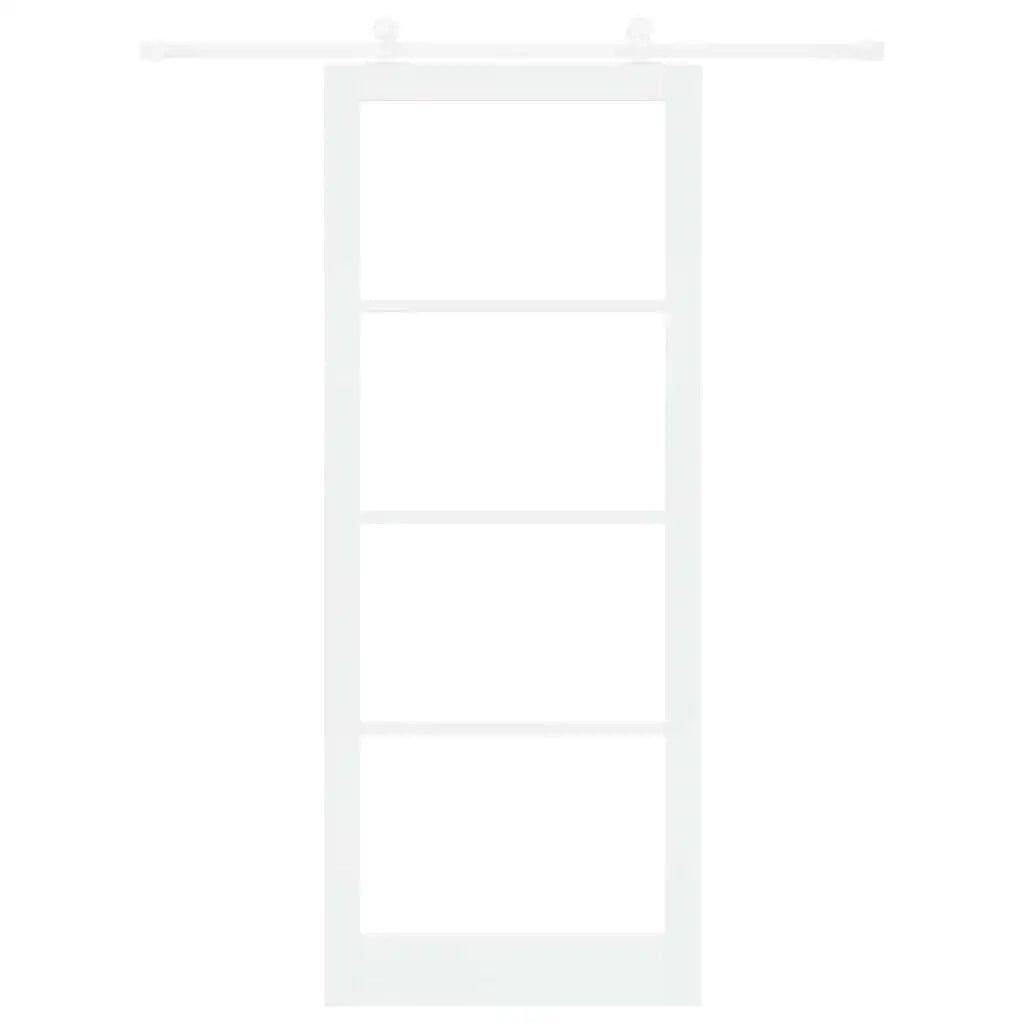 Porta Scorrevole ORKDAL Bianco 93 x 232 cm Legno e metallo 3332068