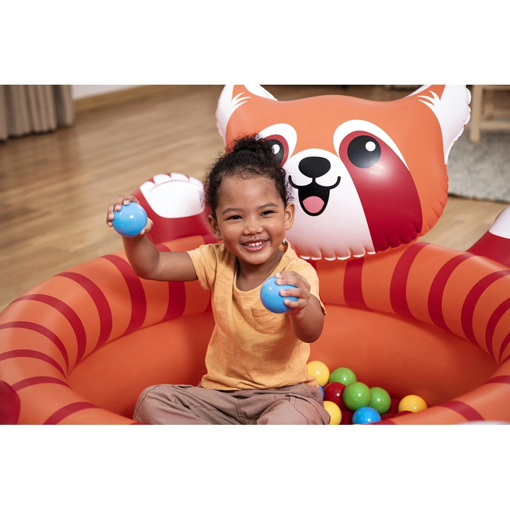 Trade Shop - Piscina Gonfiabile Con Palline Gioco Design Panda 107x94x58cm Per Bambini 2+ Anni 52702 -