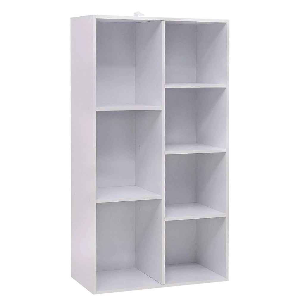 Libreria con 7 ripiani in bianco 19_0000203