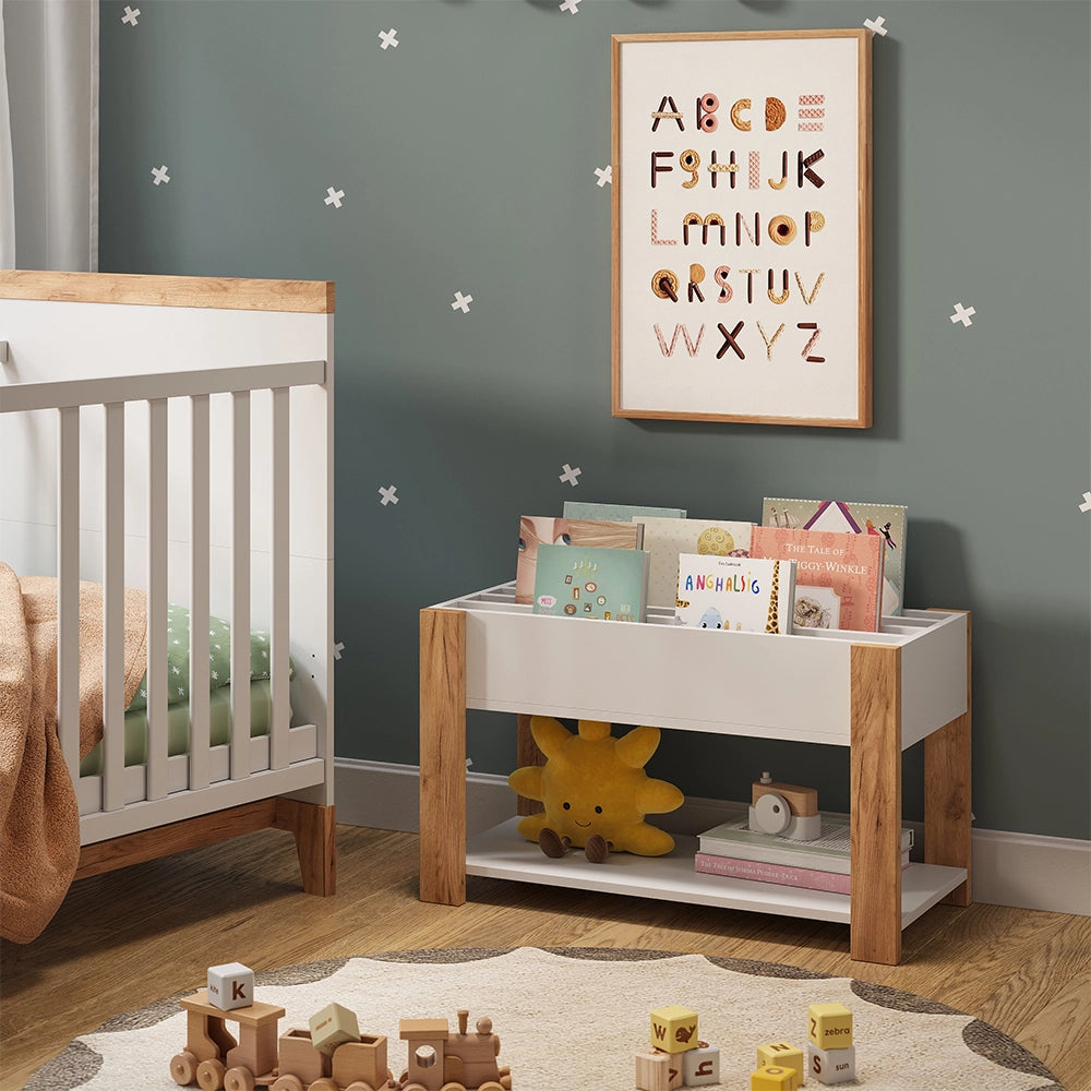 Vitalispa Scaffale per bambini Bianco/Artisan 80 x 46 cm