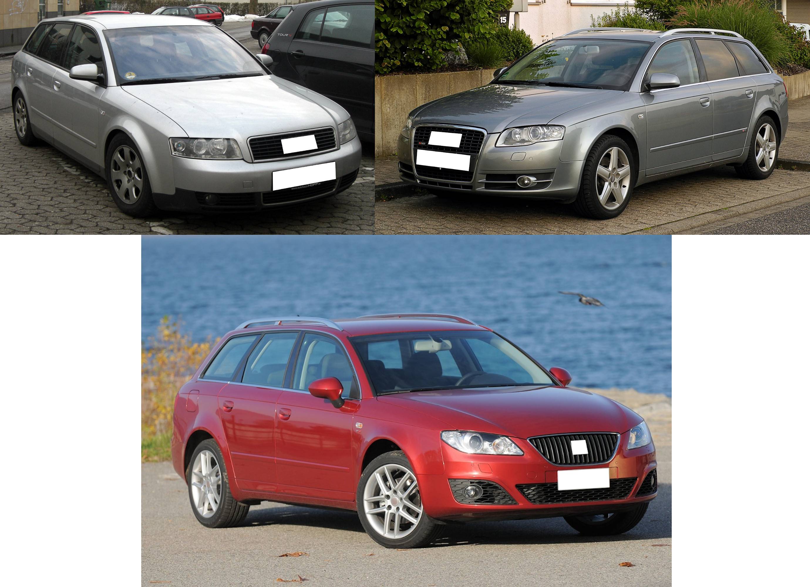 127B-802085 - Tappeto gomma baule - Audi A4 Avant (B6 / B7) dal 2001-2008 , Seat Exeo Station Wagon dal 2009-2013