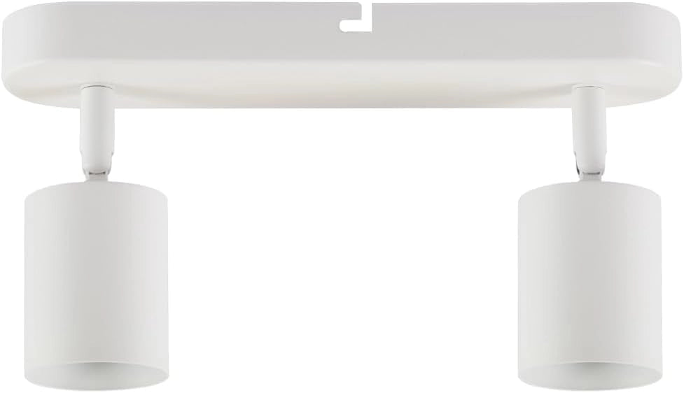 ZMH Faretto da soffitto neri 2 luci GU10 design girevole moderni anche parete per soggiorno camera letto sala pranzo