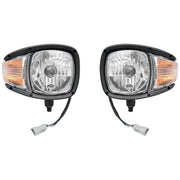Set di fari anteriori con indicatori di direzione destro e sinistro 12V HR-A-030 Breckner Germany