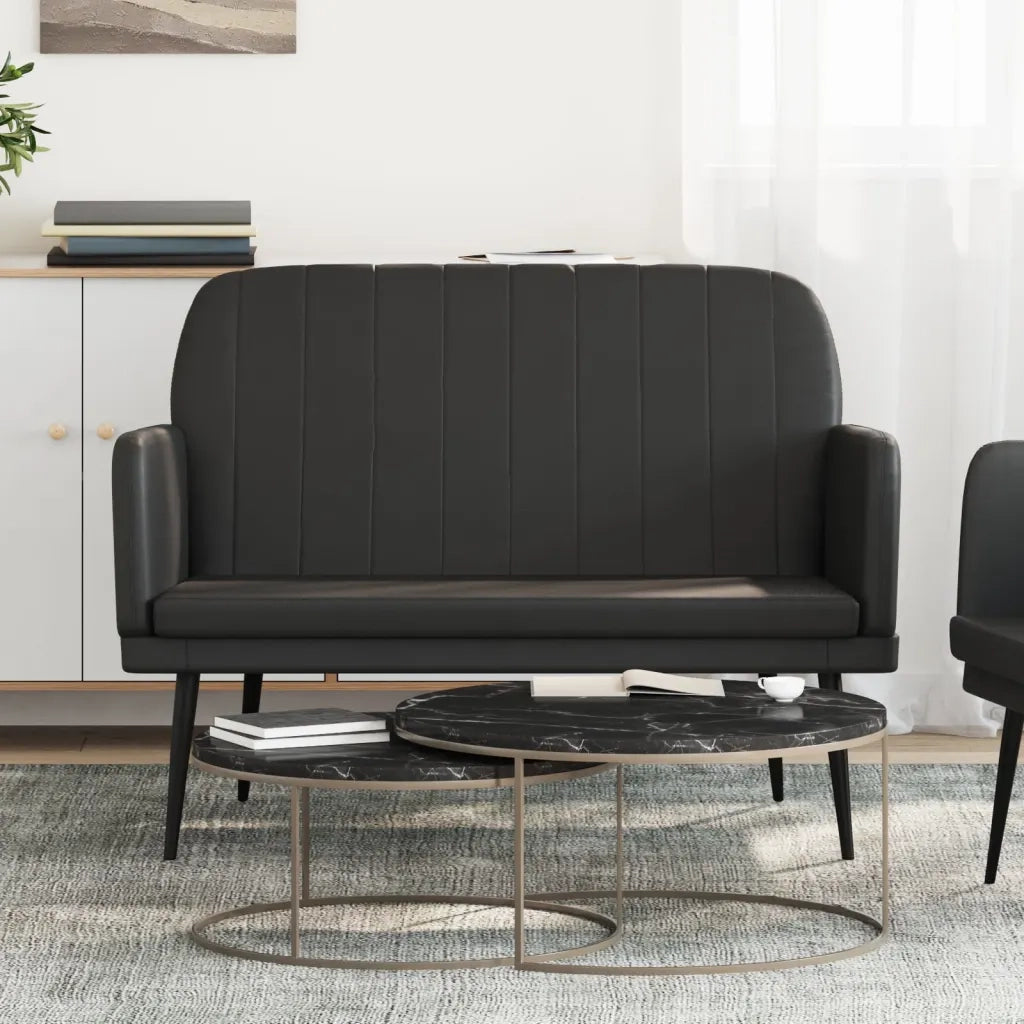 Panca Nera 107x80x81 cm in Similpelle CFW1656349