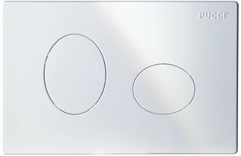 Placca Eco Ellisse Bianca 80130550 Pucci - Pucciplast