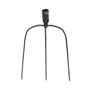 Forca per fieno in acciaio forgiato con 3 denti 220x320x430mm