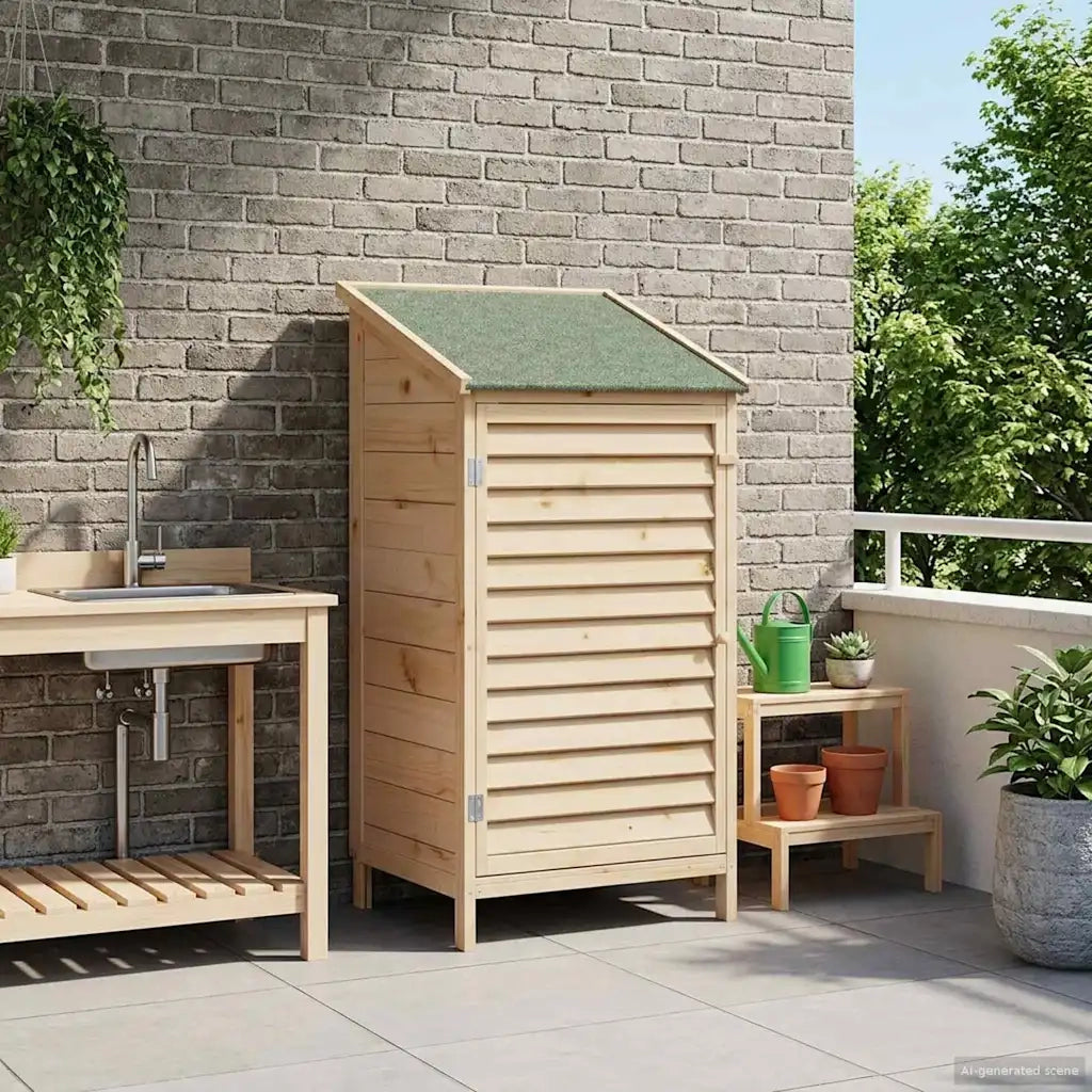 Capanno da Giardino Naturale 59 x 56 x 113,5 cm 42033452