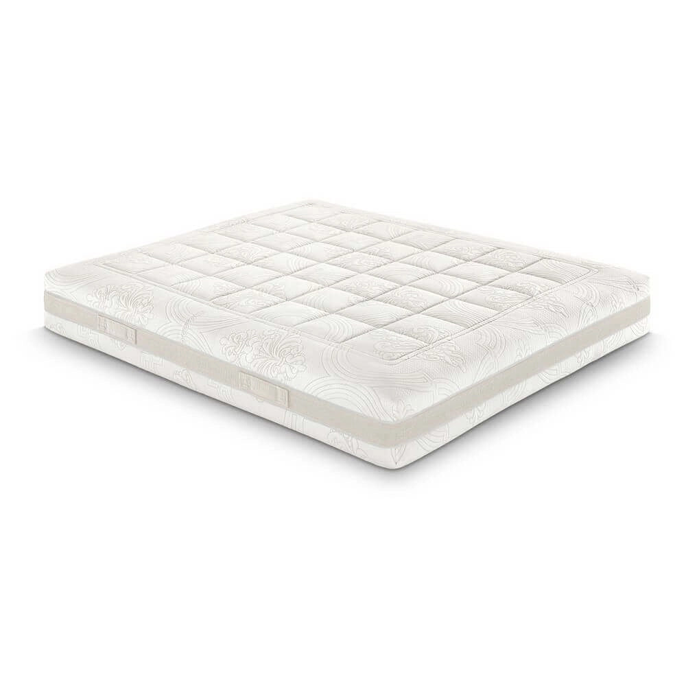 Materasso in memory foam Mind altezza 25 dispositivo medico Charme - TILE Larghezza: 190, Lunghezza: 195, Rivestimento: Bio Cotone