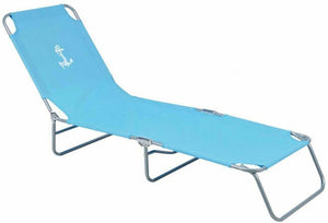 SOB TAORMINA LETTINO SDRAIO BRANDINA PRENDISOLE PIEGHEVOLE AZZURRO 188 X 58 X H25 CM