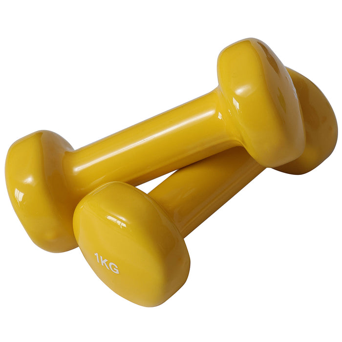 Set Manubri Palestra 8 Pesi Fitness con Valigetta 0.5kg 1kg 1.5kg 2Kg colorati