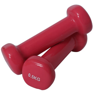 Set Manubri Palestra 8 Pesi Fitness con Valigetta 0.5kg 1kg 1.5kg 2Kg colorati