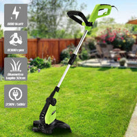 Decespugliatore Elettrico 600W Tagliabordi 32cm Asta Regolabile Prato Giardino