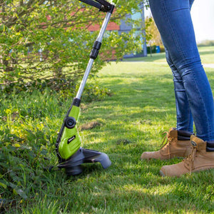 Decespugliatore Elettrico 600W Tagliabordi 32cm Asta Regolabile Prato Giardino