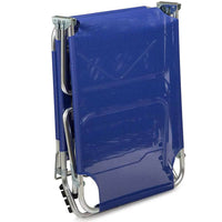 Lettino Prendisole Pieghevole Alluminio Textilene Spiaggia Mare Sdraio Reclinabile