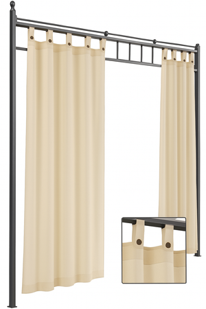 TENDA A BRETELLA PER GAZEBO 160x270H COLORE ECRU' PZ.02