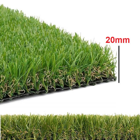 Prato Sintetico Erba finta 20mm Drenante 1x5MT Esterno Giardino Terrazzo Resistente