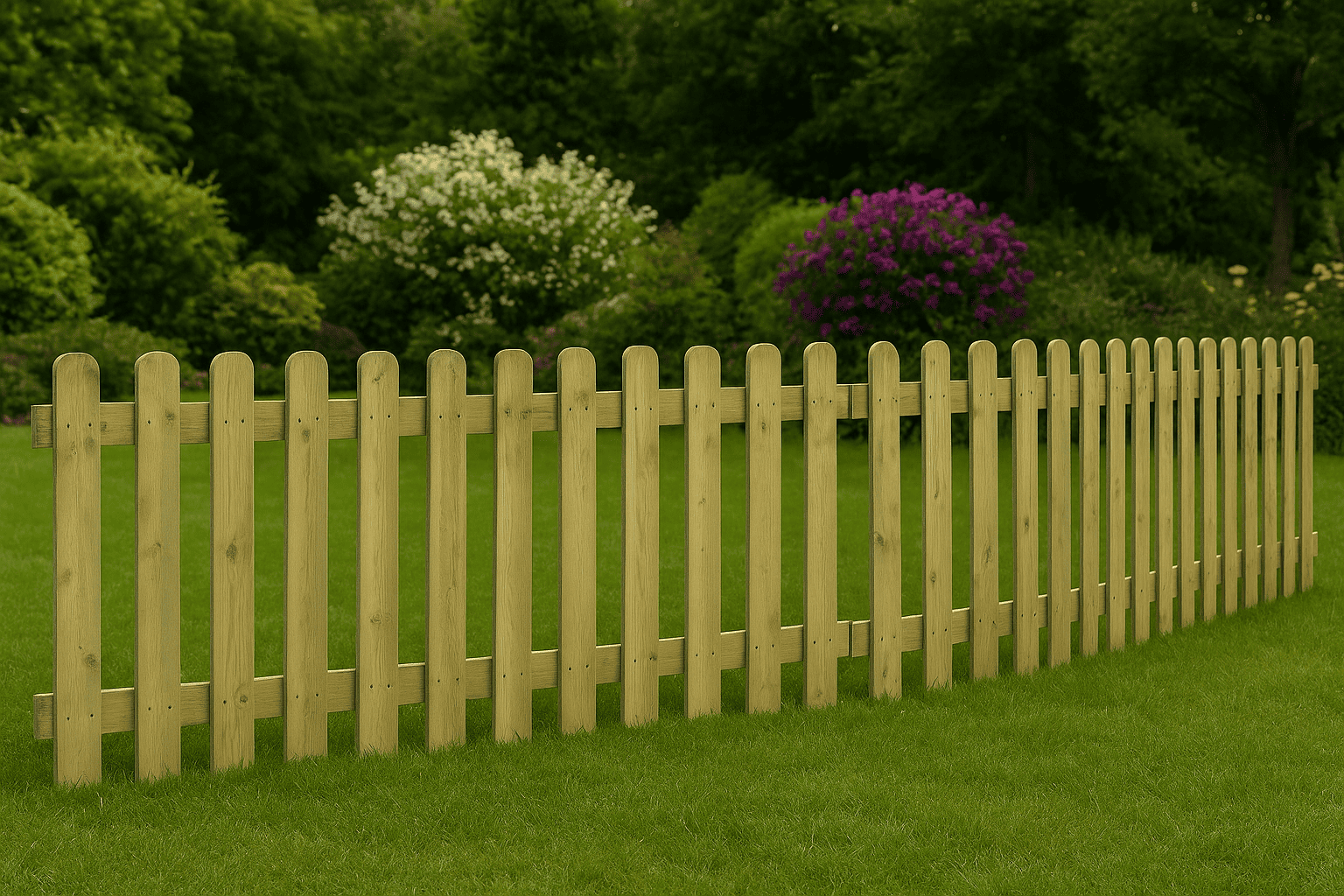 STECCATO IN LEGNO 180xh100 cm "POLLY 11" PER RECINZIONI GIARDINO ESTERNO