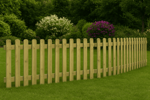 STECCATO IN LEGNO 180xh100 cm "POLLY 11" PER RECINZIONI GIARDINO ESTERNO