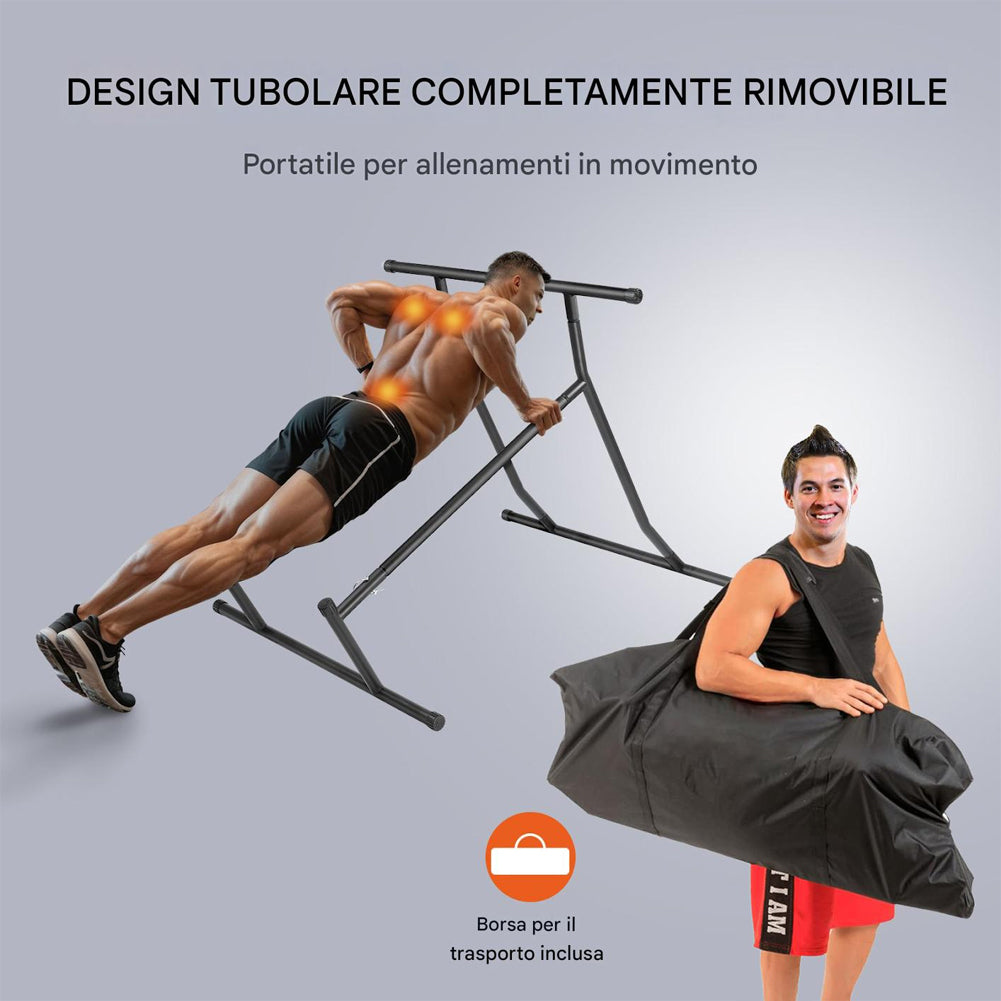 Pull Up Mate Sbarre per Trazioni Componibili Modulabili Calisthenics con Borsa