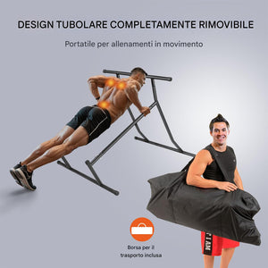 Pull Up Mate Sbarre per Trazioni Componibili Modulabili Calisthenics con Borsa