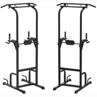 Torre Multifunzione Fitness Ginnastica Calisthenics Barra Trazioni Regolabile